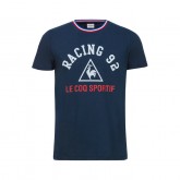 Nouvelle Collection T-shirt de Présentation Racing 92 Le Coq Sportif Homme Bleu